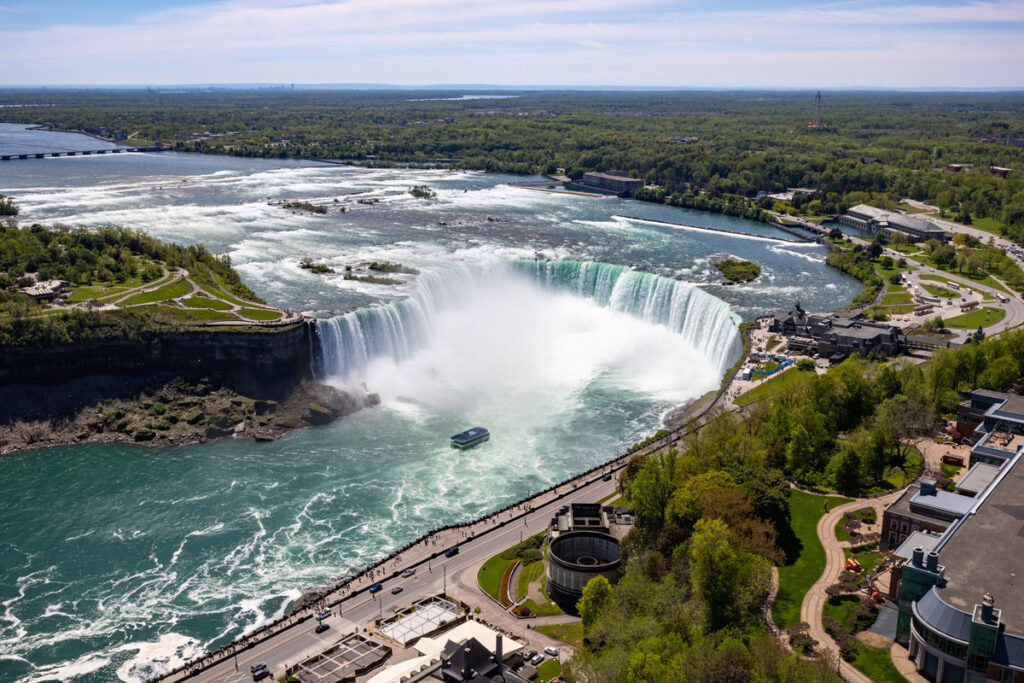 Skylon Tower View of Canadian Horseshoe Falls